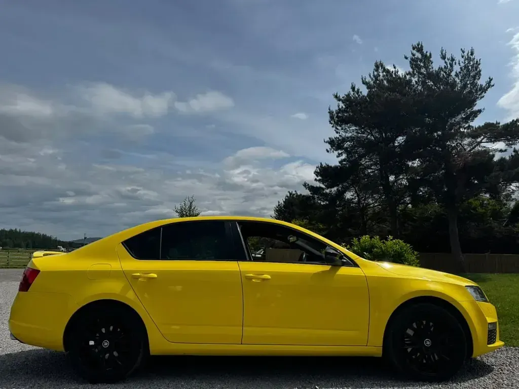 Used Skoda Octavia vRS 2014 Yellow Estate