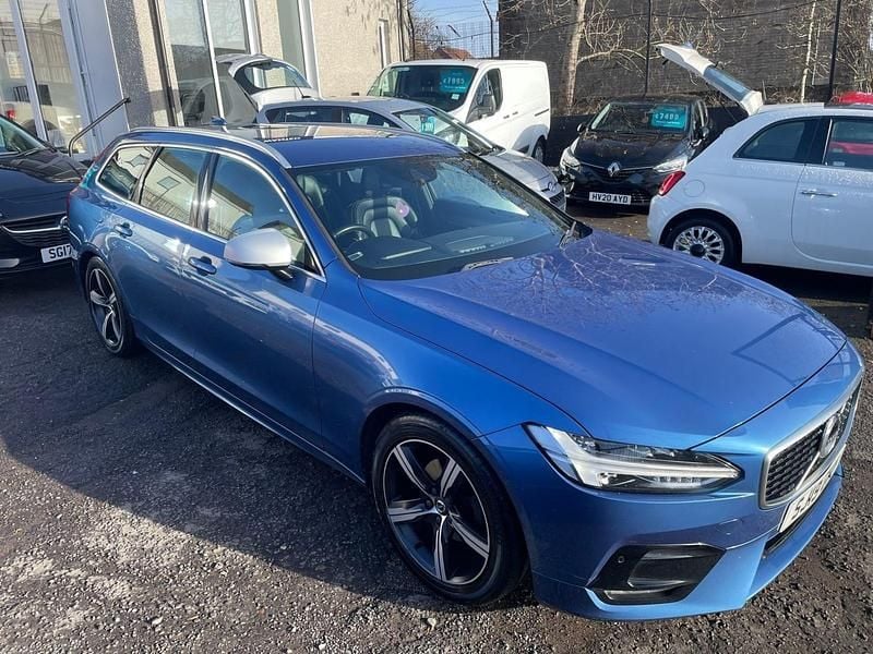 Used Volvo V90 R-Design 190 HP (139 kW) 2019 Blue Estate