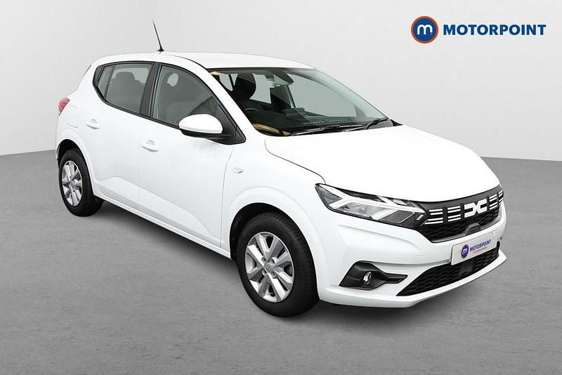 White Used 2023 Dacia Sandero Expression Hatchback | £12,099 (Fair price) - Image 1/4