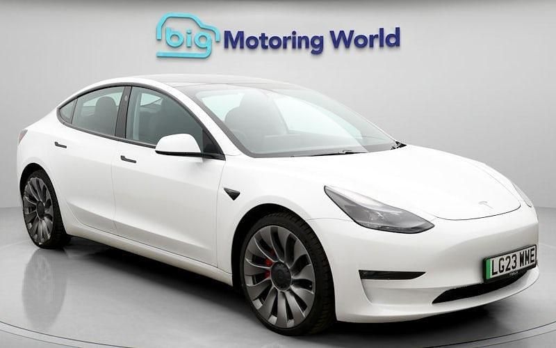 Used Tesla Model 3 Performance 461 kW (627 HP) 2023 White Sedan
