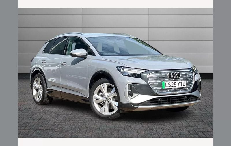 Grey Used 2025 Audi Q4 e-tron S-Line SUV | £40,895 (A bit pricey) - Image 1/4