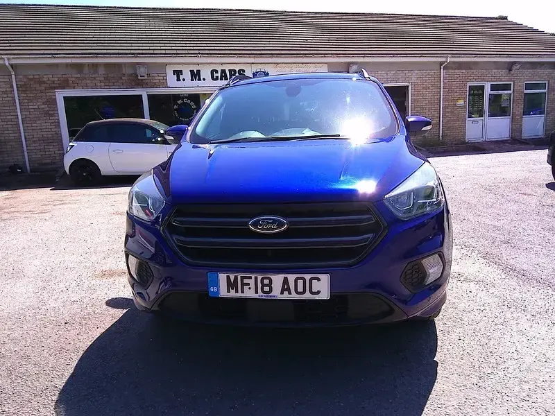 Used Ford Kuga ST-Line 150 HP (110 kW) 2018 Blue SUV