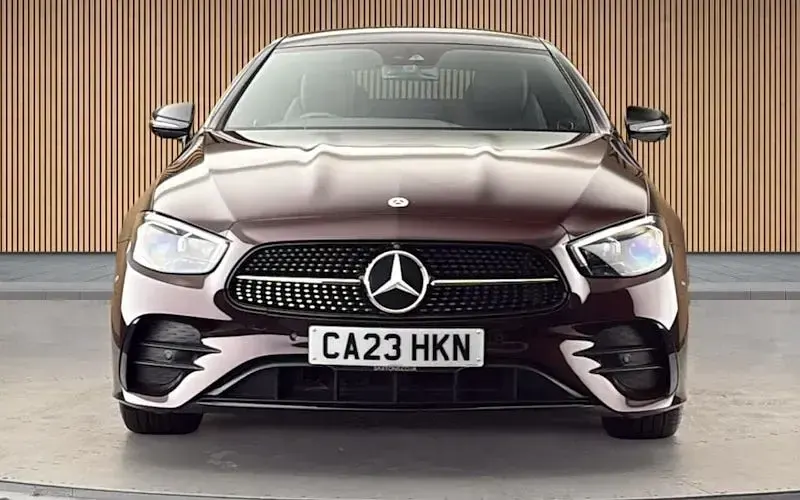 Used Mercedes E220 AMG line 194 HP (142 kW) 2023 Red Coupe
