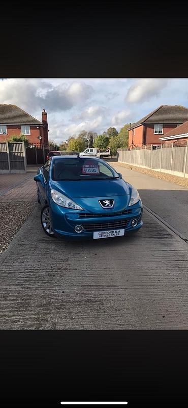 Used Peugeot 207 GT 2007 Blue Cabriolet