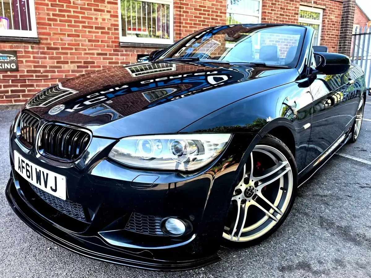 Used BMW 320 Cabriolet M Sport 2011 Black Cabriolet