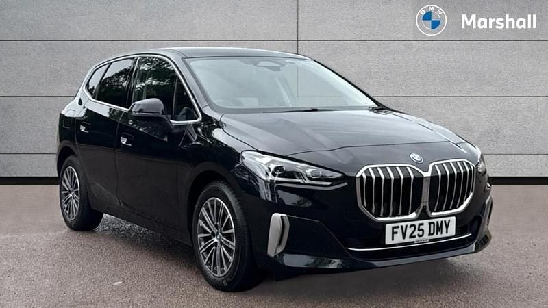 Black sapphire Used 2025 BMW 225 Luxury Line Hatchback | £30,990 (Expensive) - Image 1/4
