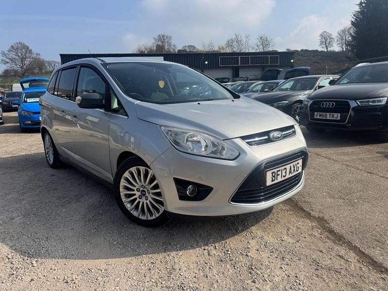 Used Ford Grand C-Max Titanium 125 HP (91 kW) 2013 Silver MPV