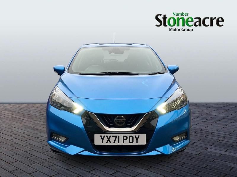 Used Nissan Micra Acenta 92 HP (67 kW) 2021 Blue Hatchback
