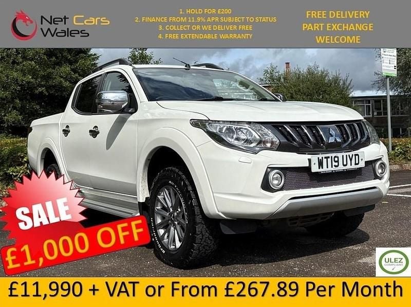 White Used 2019 Mitsubishi L200 Pickup | £11,990 (Good price) - Image 1/4