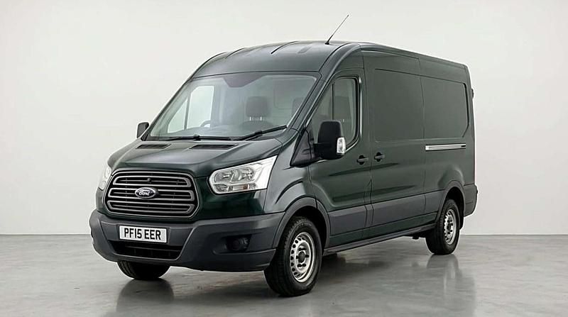 Used Ford Transit 125 HP (91 kW) 2015 Green Van