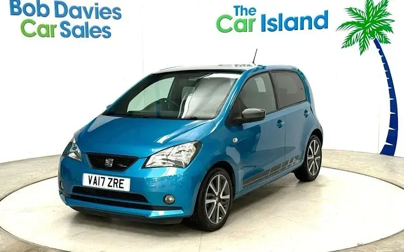 Used Seat Mii FR-Line 75 HP (55 kW) 2017 Blue Hatchback