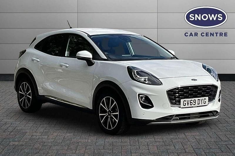 White Used 2019 Ford Puma Gen-E Titanium SUV | £11,799 - Image 1/4