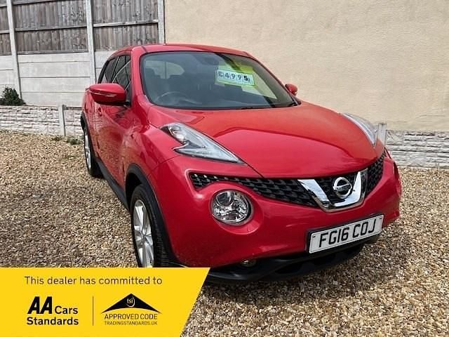 Used Nissan Juke N-Connecta 115 HP (84 kW) 2016 Red SUV