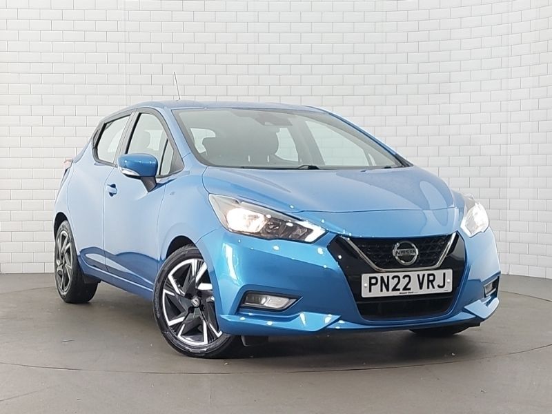 Blue Used 2022 Nissan Micra Acenta Hatchback | £15,498 (A bit pricey) - Image 1/4