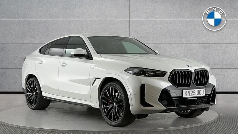 White Used 2025 BMW X6 M Sport SUV | £63,950 (Expensive) - Image 1/4