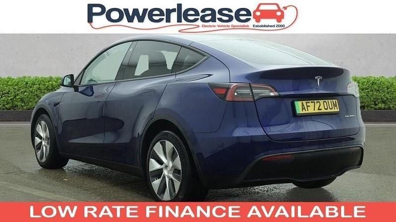 Usado Tesla Model Y Long Range AWD 282 kW (384 HP) 2022 Azul SUV