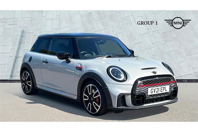 White silver Used 2021 Mini John Cooper Works Hatchback | £23,295 (Fair price) - Image 1/4