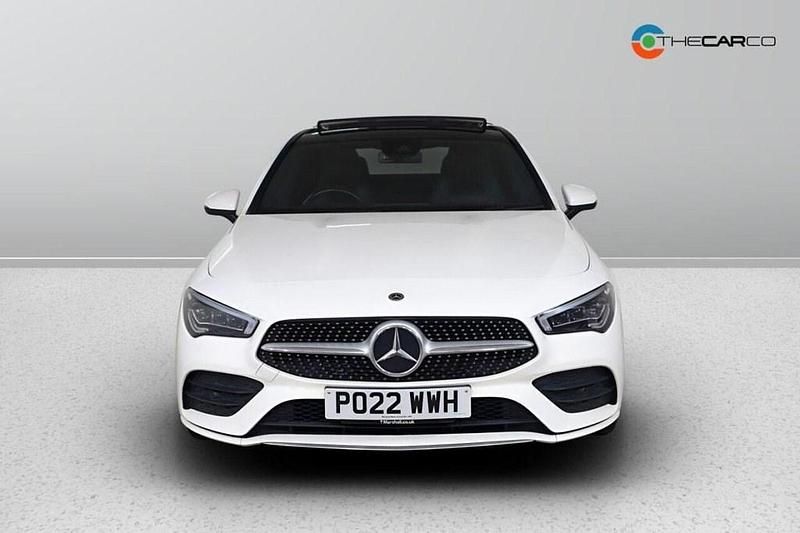Used Mercedes CLA180 AMG line 2022 White Sedan