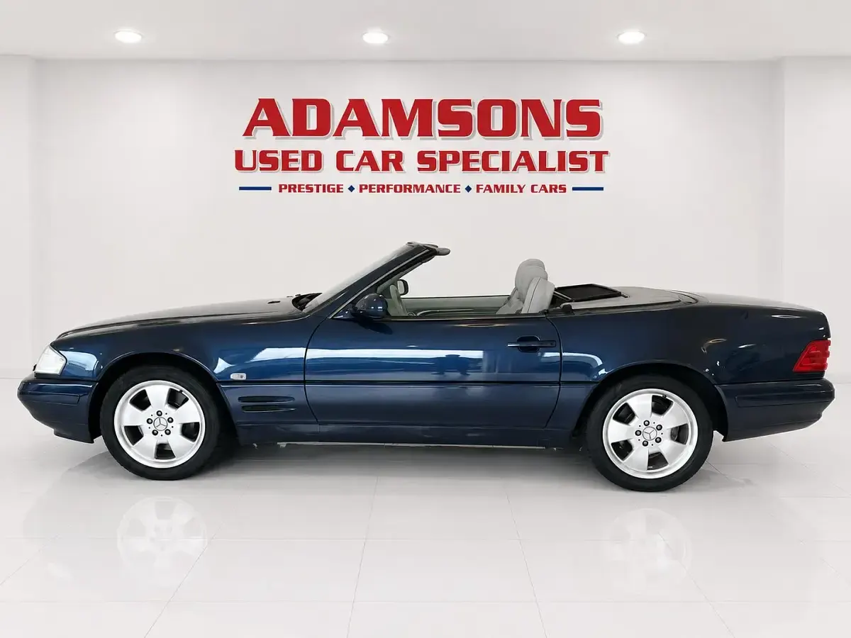 Used Mercedes SL320 221 HP (162 kW) 1999 Blue Cabriolet