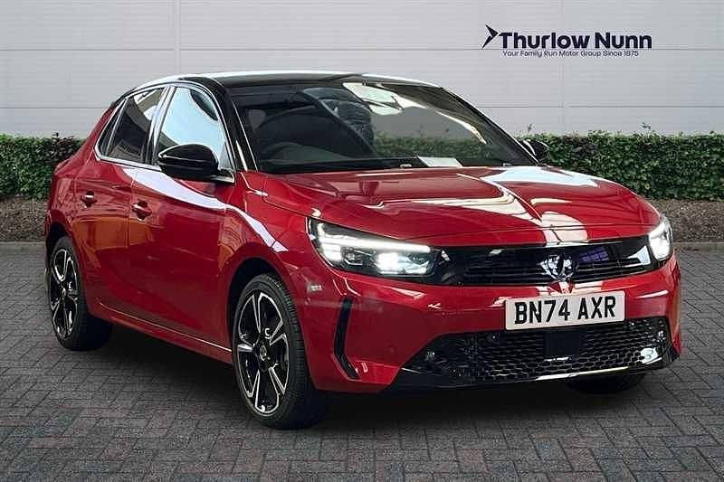 Used Vauxhall Corsa Ultimate 130 HP (95 kW) 2025 Red Hatchback
