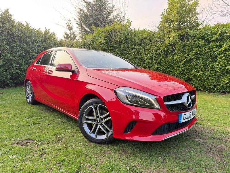 Used Mercedes A200 Sport Edition 156 HP (114 kW) 2018 Red Hatchback