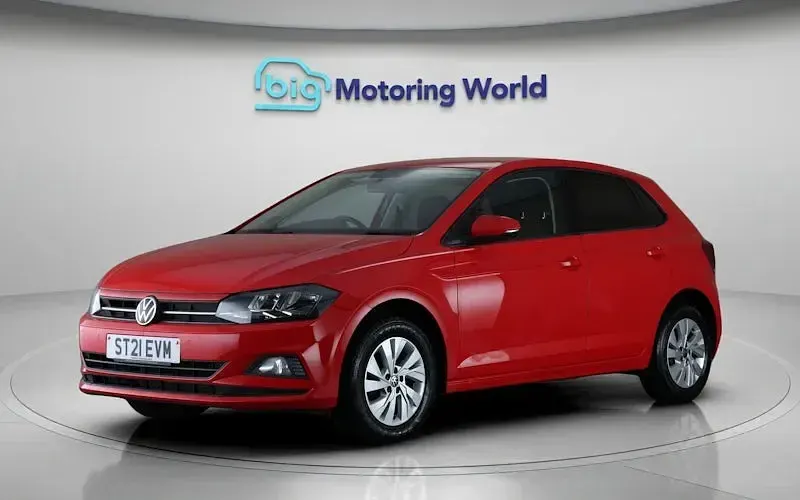 Used VW Polo Match 95 HP (69 kW) 2021 Red Hatchback