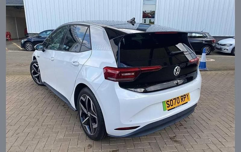 Used VW ID.3 Pro 150 kW (204 HP) 2020 White Hatchback