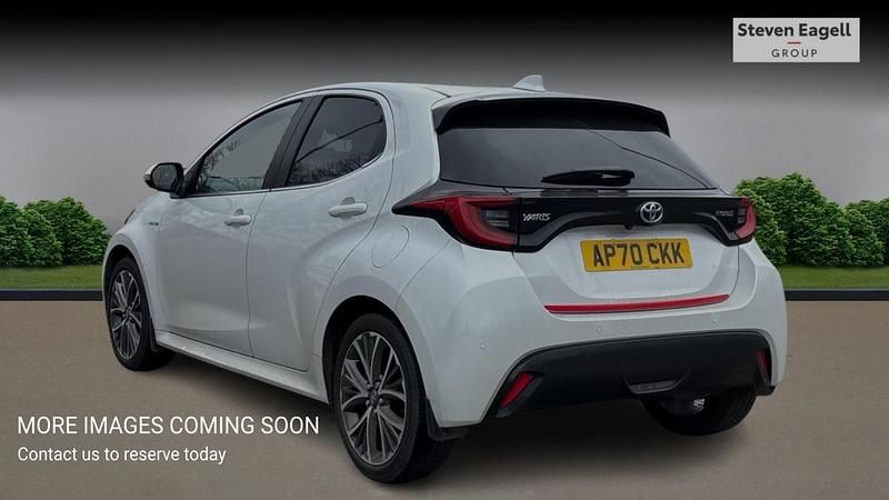 Used Toyota Yaris Hybrid 2020 White Hatchback