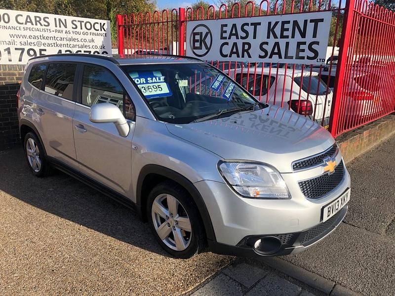 Silver Used 2013 Chevrolet Orlando LTZ MPV | £3,995 - Image 1/4