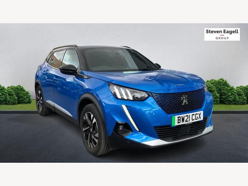 Blue Used 2021 Peugeot e-2008 GTi SUV | £13,495 (Fair price) - Image 1/3
