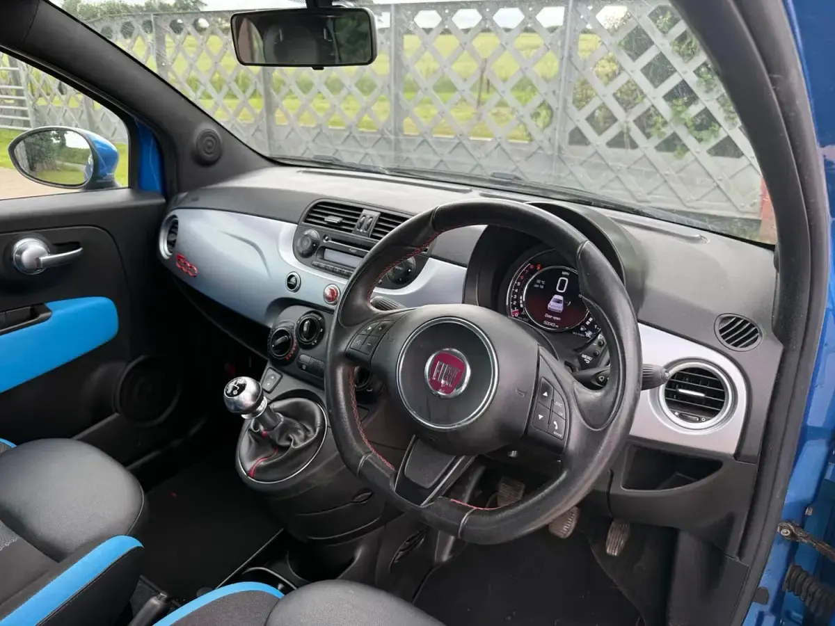 Used Fiat 500 S 2014 Blue Hatchback