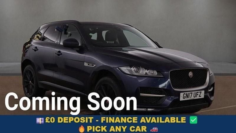 Blue Used 2017 Jaguar F-Pace R-Sport SUV | £14,099 (Fair price) - Image 1/4