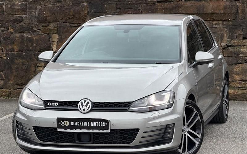Used VW Golf VII GTD 184 HP (135 kW) 2014 Silver Hatchback