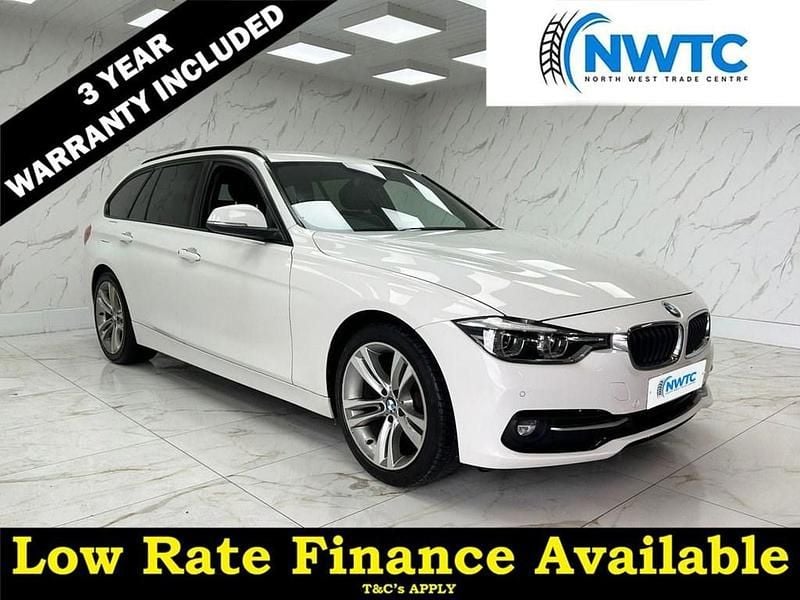 White Used 2016 BMW 318 Sport Line Estate | £8,495 (Fair price) - Image 1/4