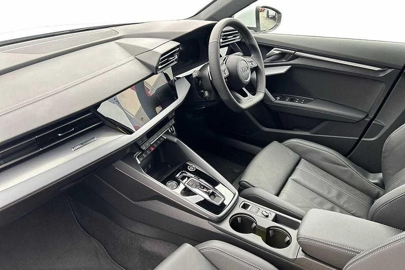 Used Audi A3 S-Line 2026 Glacier white, metallic Hatchback