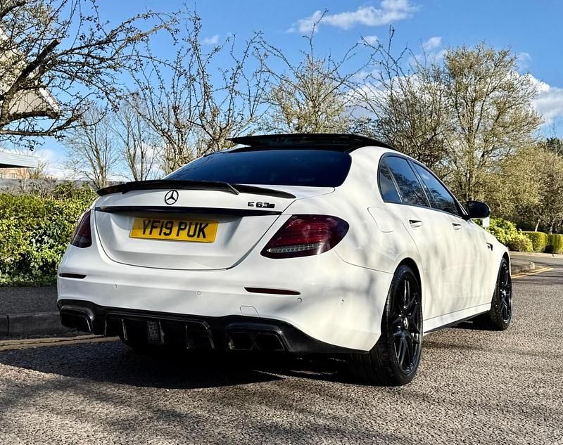Used Mercedes E63S AMG 2019 White Sedan