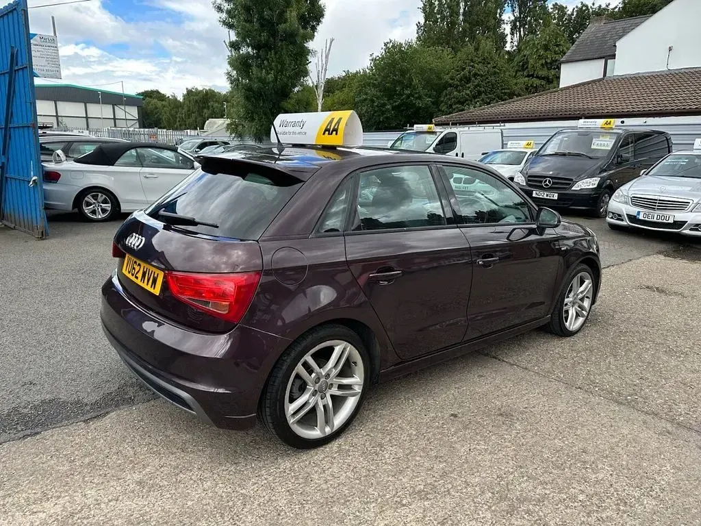 Used Audi A1 Sportback S-Line 105 HP (77 kW) 2012 Red Hatchback