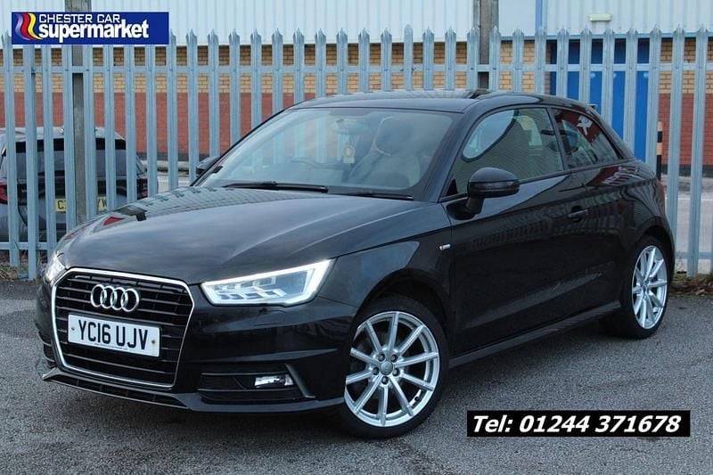 Black Used 2016 Audi A1 S-Line Hatchback | £8,999 (Fair price) - Image 1/3