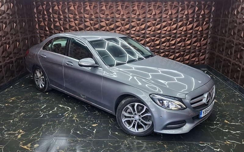 Silver Used 2015 Mercedes C220 Sedan | £9,399 (Fair price) - Image 1/4