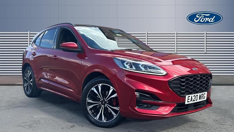 Red Used 2020 Ford Kuga ST-Line X SUV | £21,500 (Expensive) - Image 1/3