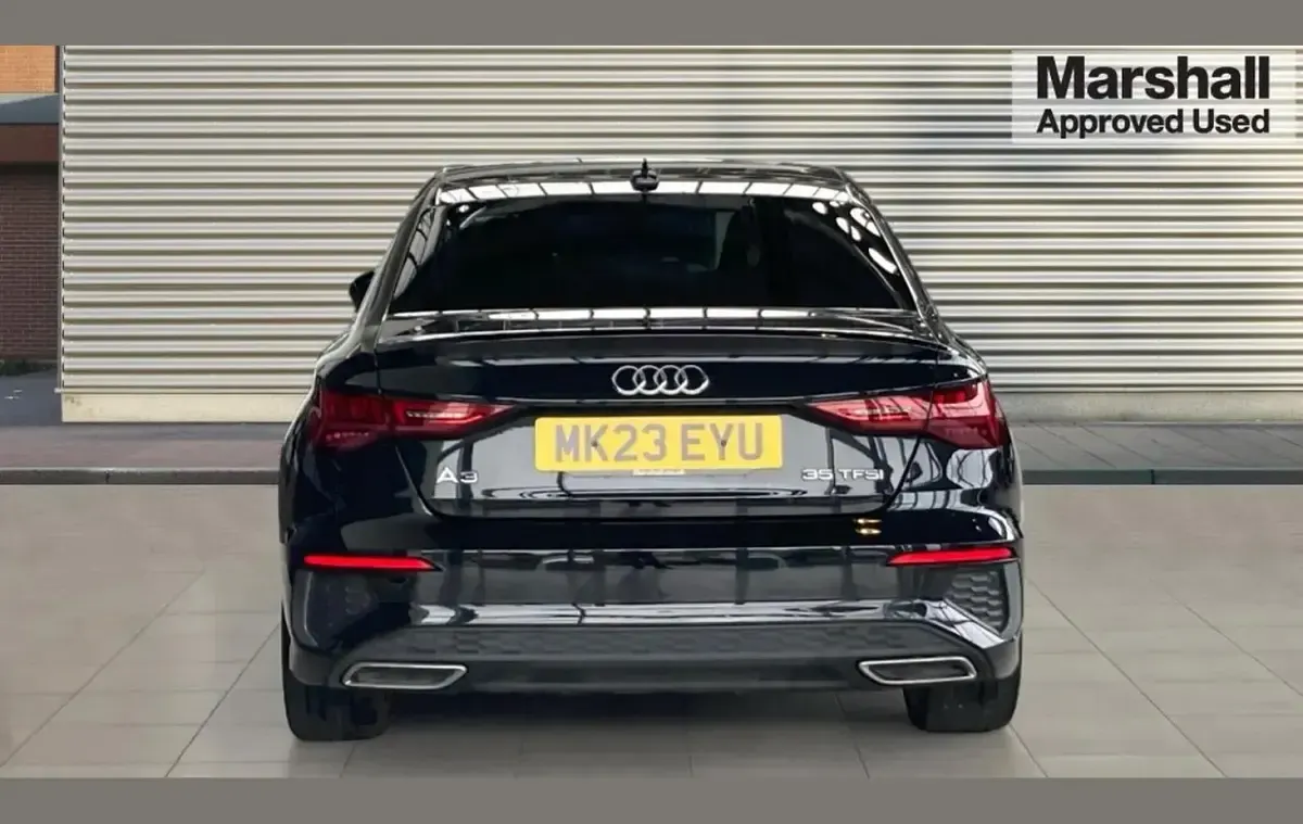 Used Audi A3 S-Line 147 HP (108 kW) 2023 Black Sedan