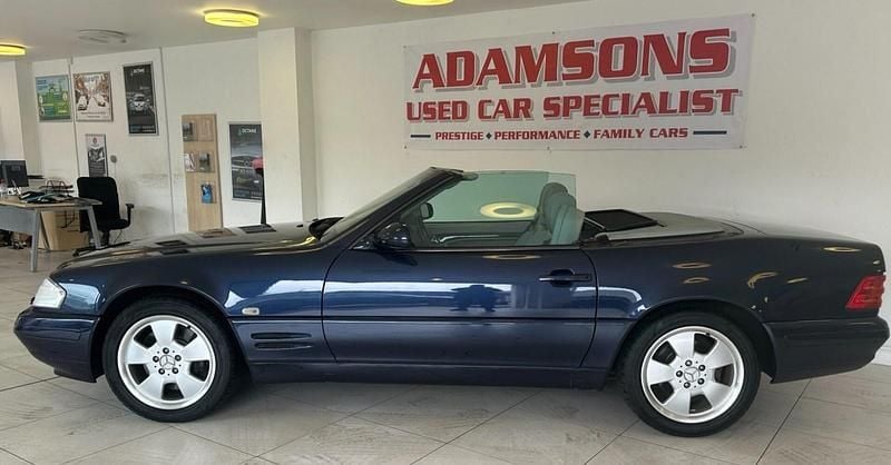 Used Mercedes SL320 221 HP (162 kW) 1999 Blue Cabriolet