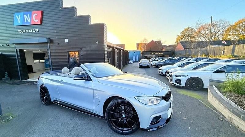 Silver Used 2015 BMW 420 M Sport Cabriolet | £12,391 (Fair price) - Image 1/2