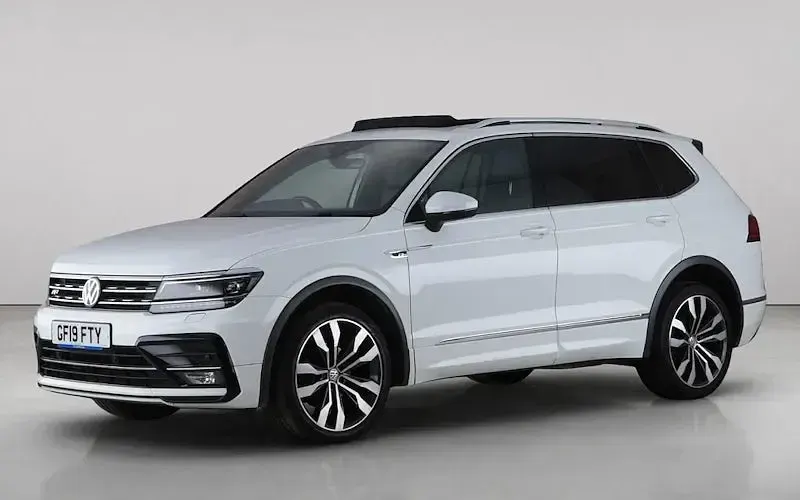 Used VW Tiguan Allspace R-line 150 HP (110 kW) 2018 White SUV
