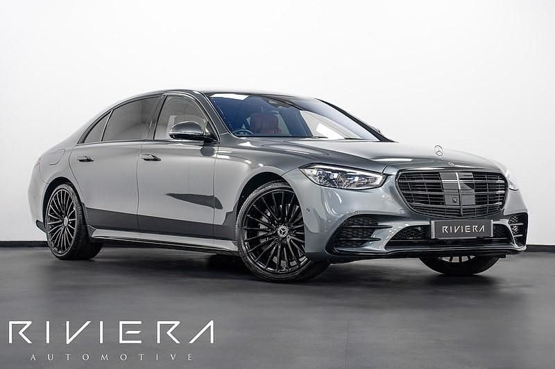 Grey Used 2022 Mercedes S400L AMG line Sedan | £78,495 - Image 1/4