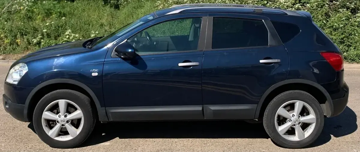 Used Nissan Qashqai N-TEC 113 HP (83 kW) 2009 Blue SUV