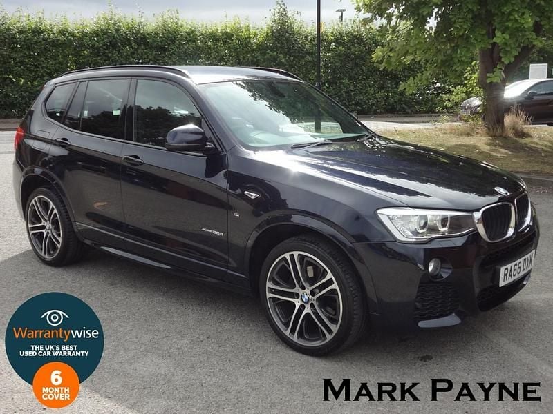 Black Used 2016 BMW X3 M Sport SUV | £12,490 (Fair price) - Image 1/4