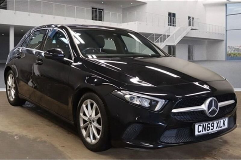 Black Used 2019 Mercedes A180 Executive Hatchback | £15,399 (Fair price) - Image 1/3