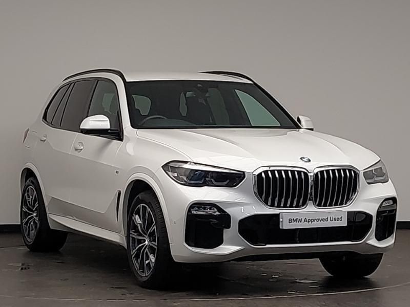 White Used 2021 BMW X5 M Sport SUV | £42,898 (Fair price) - Image 1/4