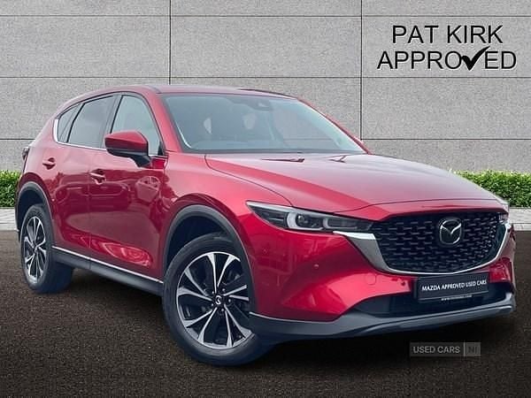 Red Used 2023 Mazda CX-5 Exclusive-Line SUV | £27,995 (Expensive) - Image 1/3